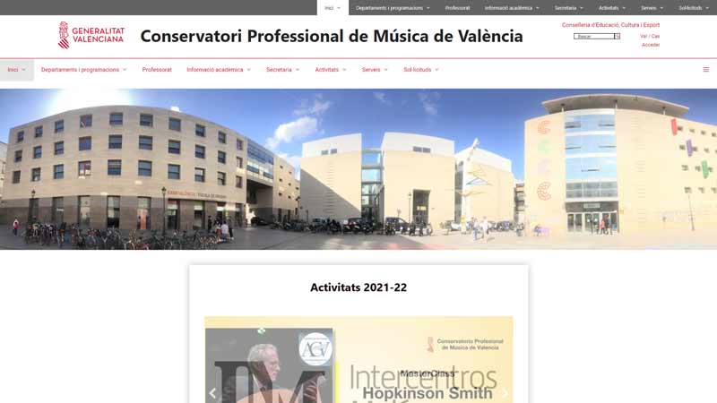 Conservatorie Profesional De Musica De Valencia Spain